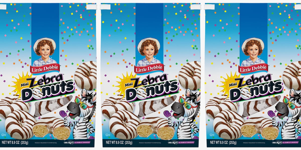 Little Debbie Has Turned Its Iconic Zebra Cakes Into New Mini Donuts