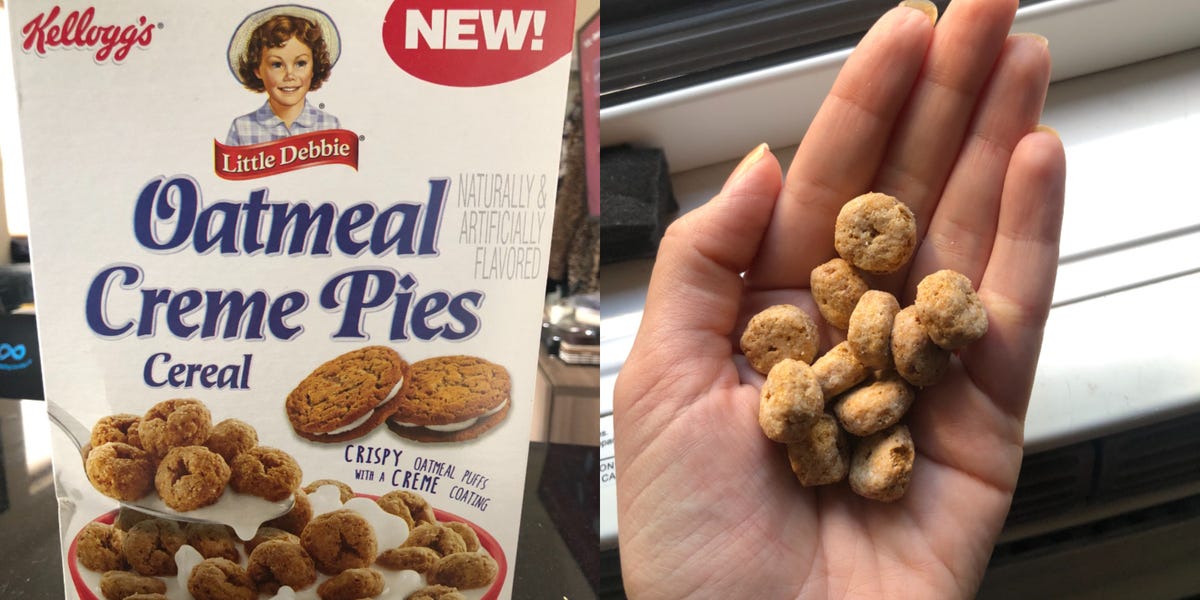 Little Debbie To Release Oatmeal Creme Pie Cereal, 42% OFF