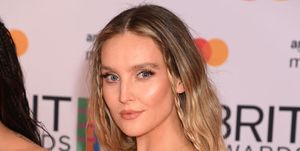 little mix's perrie edwards shares new photo of son axel at five weeks
