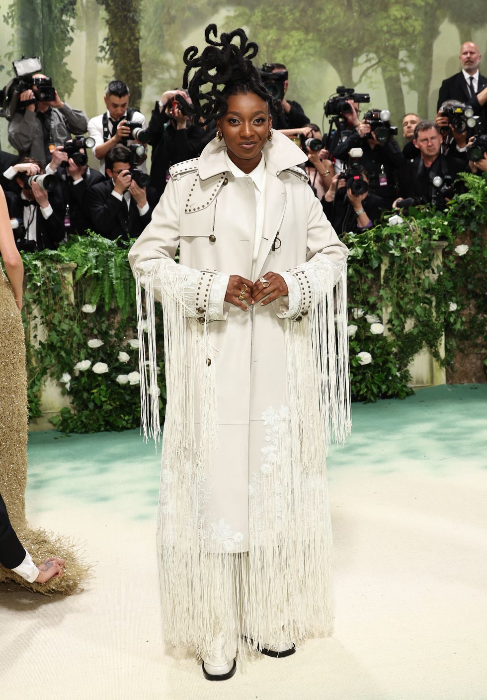 little simz in burberry at met gala 2024
