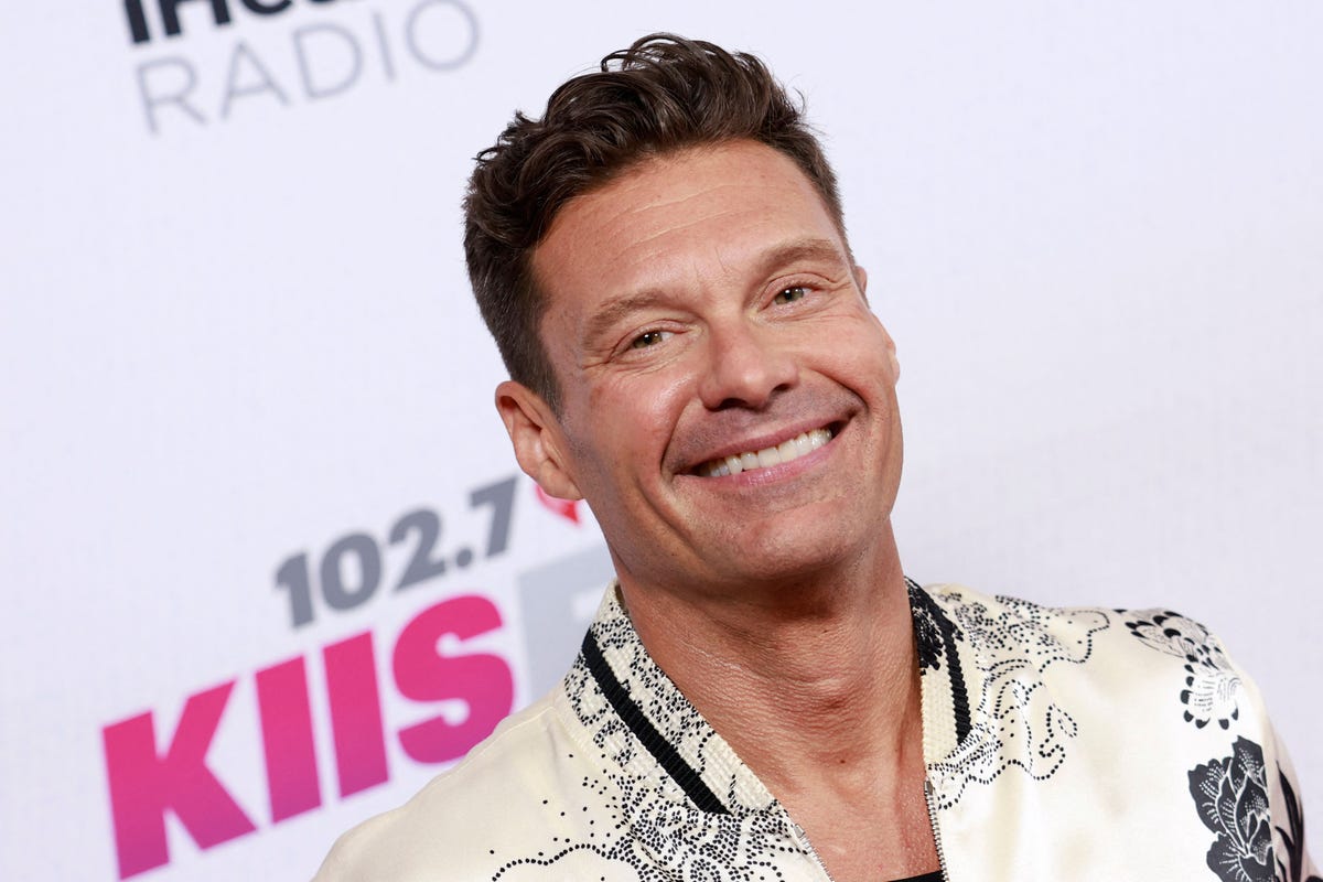 us media personality ryan seacrest arrives to attend iheartradios kiis fm wango tango at the dignity health sports park in los angeles on june 4, 2022 photo by michael tran  afp photo by michael tranafp via getty images