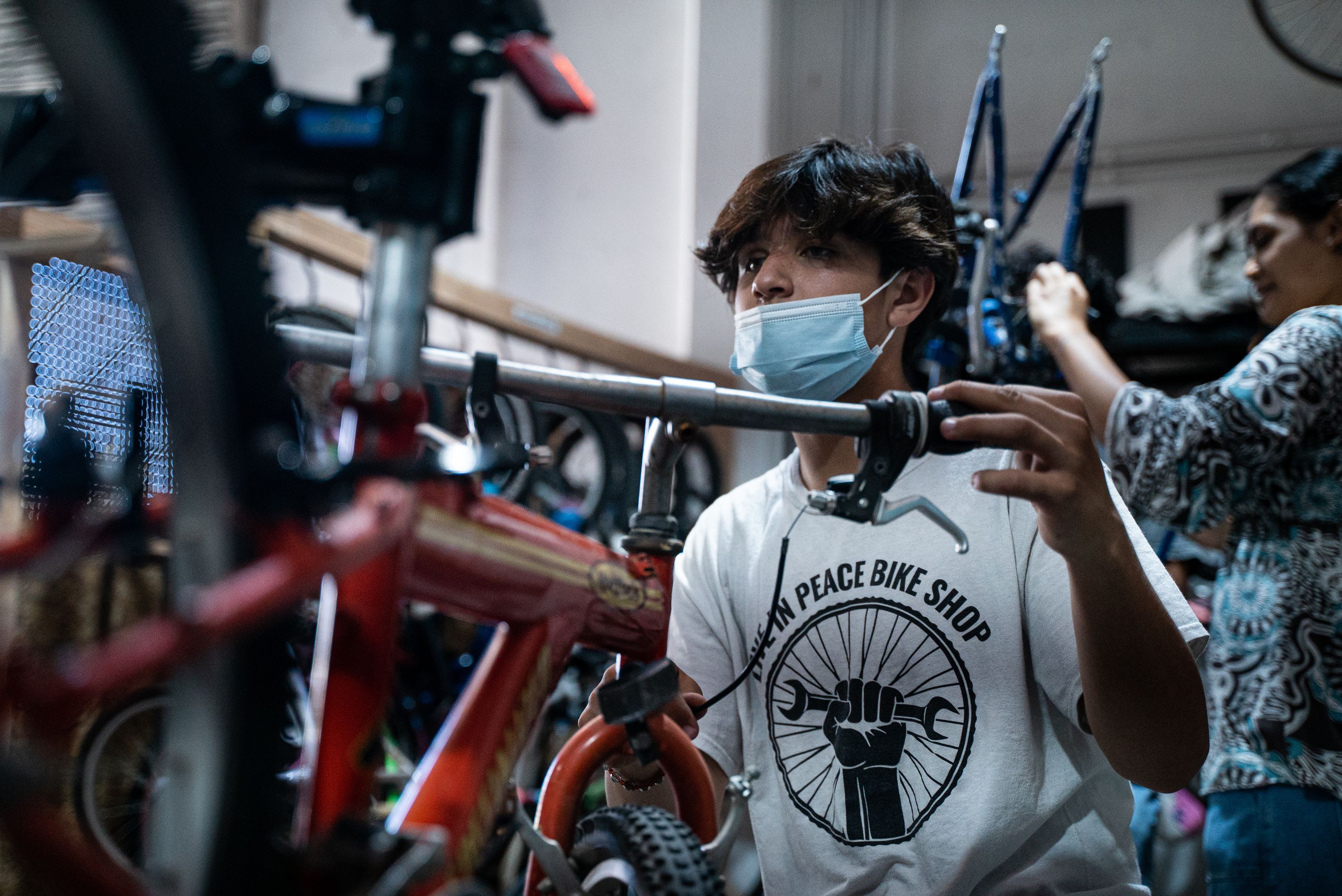 The Live in Peace Bike Shop Brings Bikes to Youth in Need