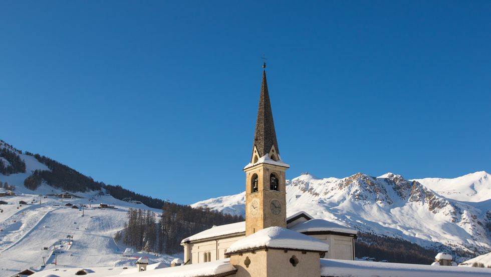 livigno, chiesa di santa maria nascente