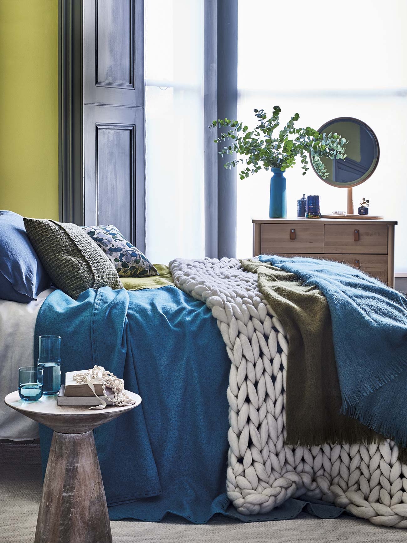 tendencias decorativas dormitorio con manta xxl