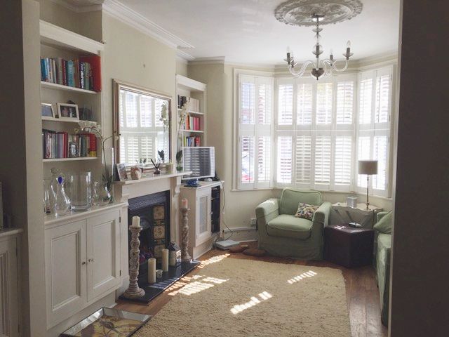 Long, narrow living room transformation