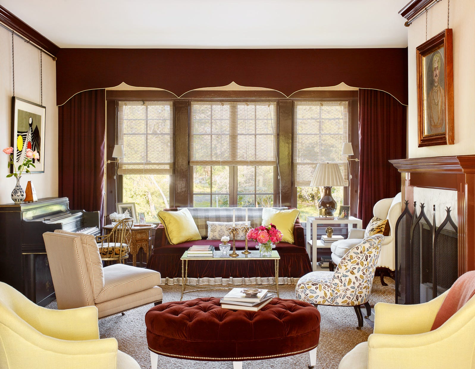 Living Room Paint Ideas With Brown Leather Furniture Infoupdate
