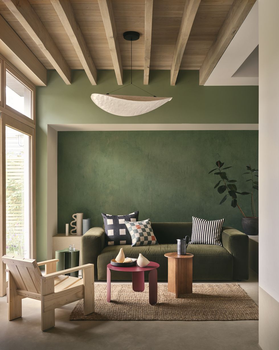 living room colour ideas green