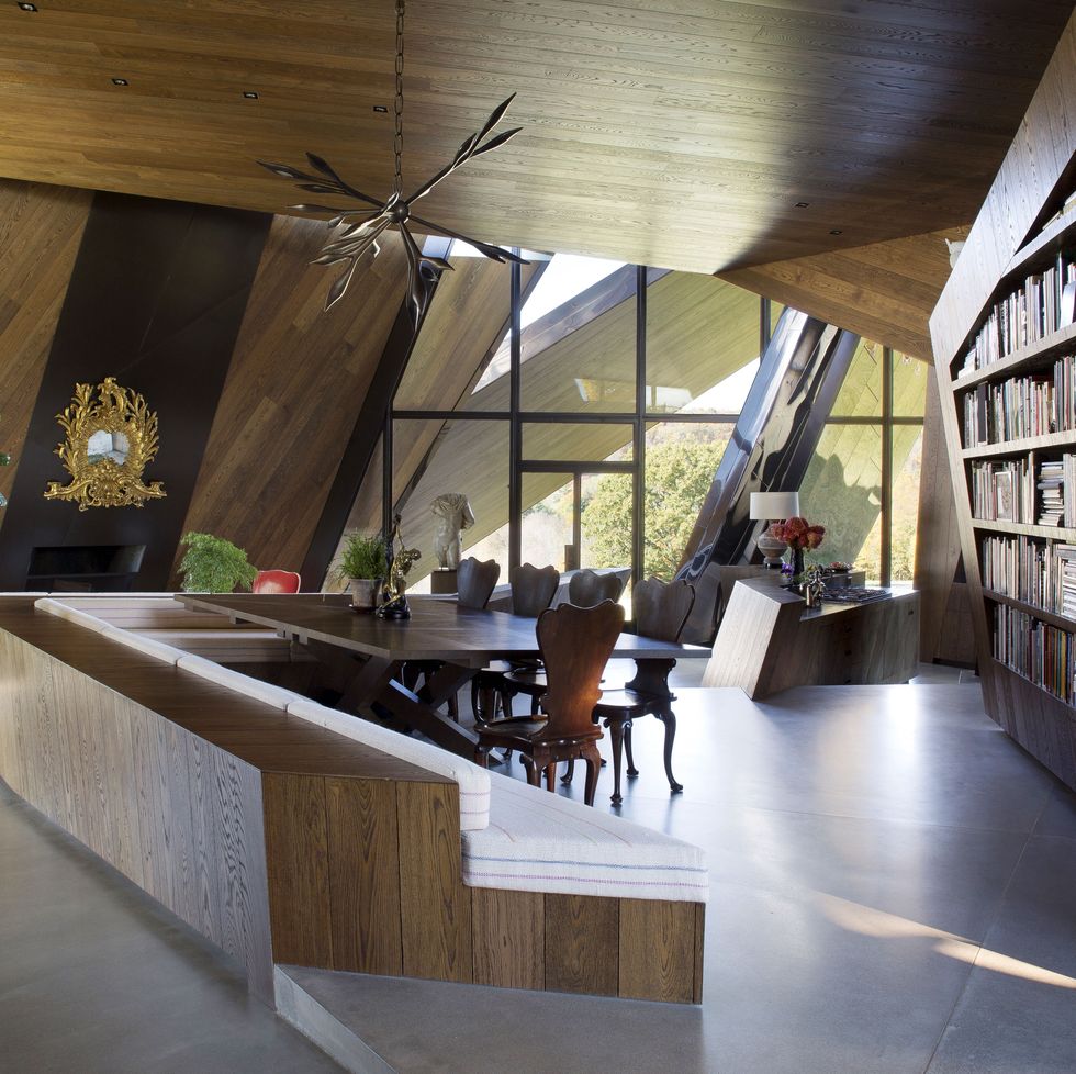 living room of tobias meyers home by daniel libeskind