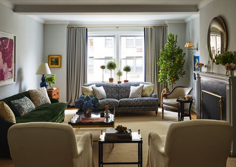 new york, ny   apartment interior designed by elizabeth cooper living room