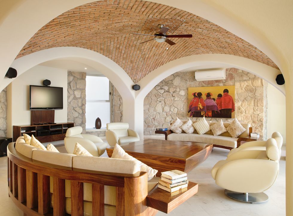living room in villa guillermo