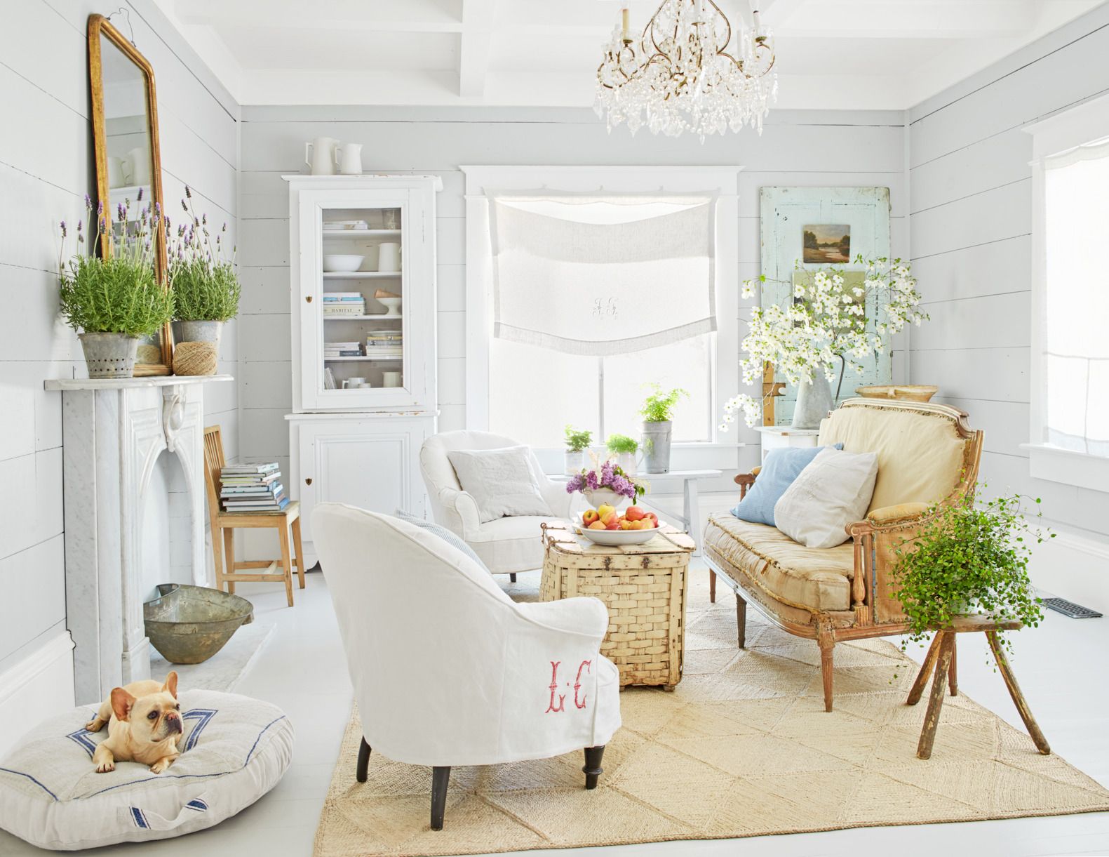 All white living room set sales