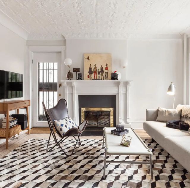 Large Living Room Rugs Grey Modern Patten Big Area Carpets Floor