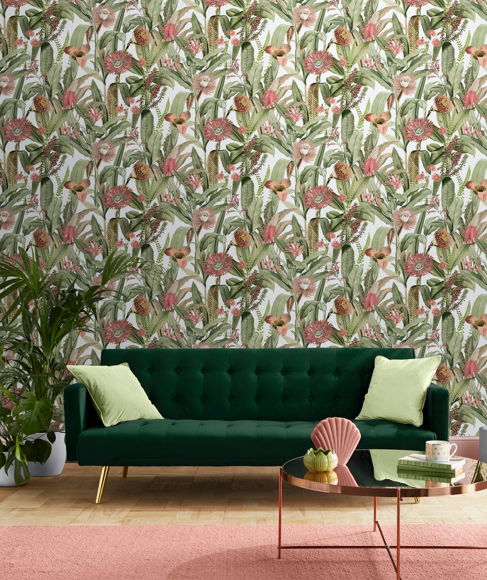 20 Inspiring Living Room Wallpaper Ideas - Best Wallpaper Decorating Ideas