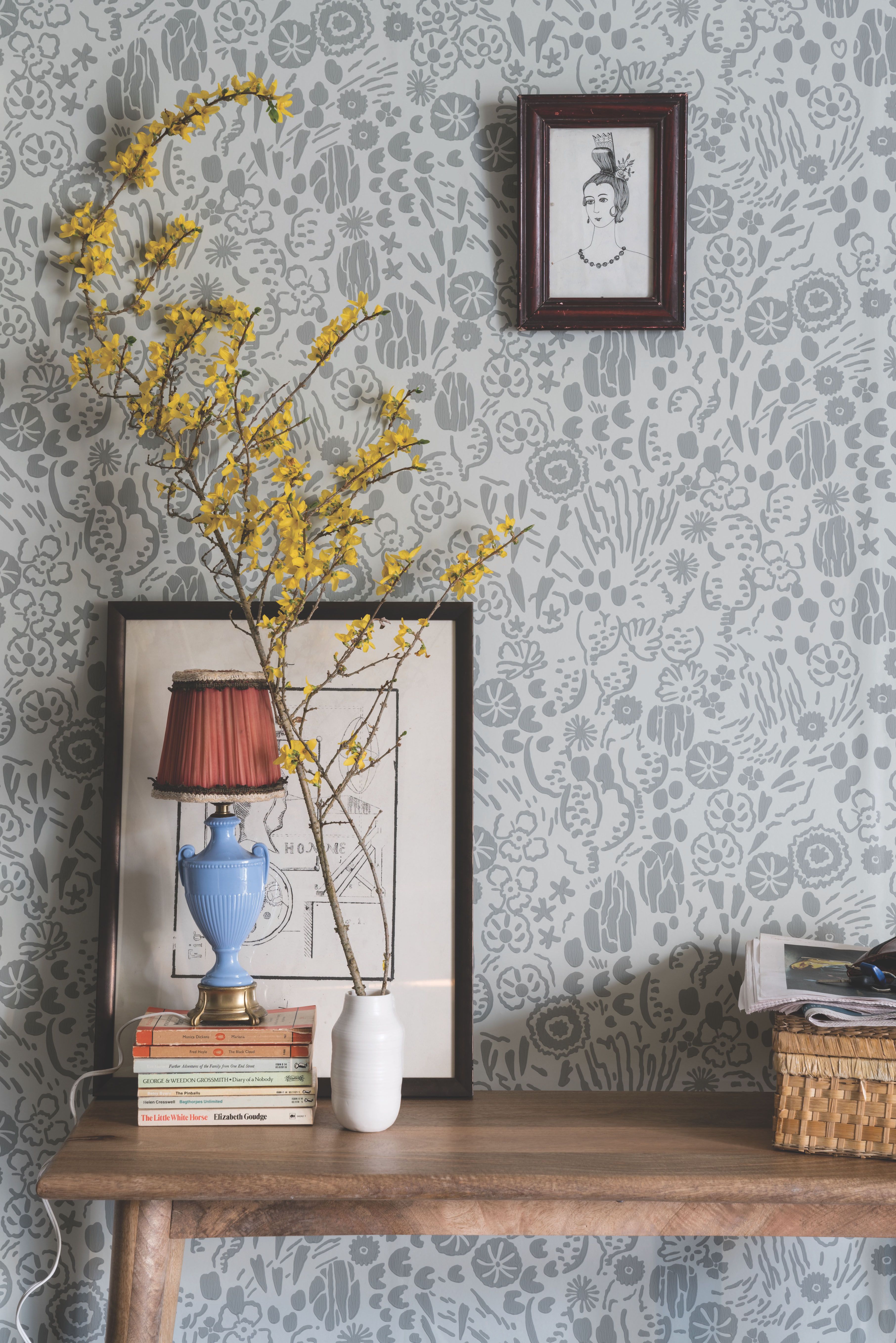 Non-Woven Royal Pattern Designer Living Room Wallpaper for Home