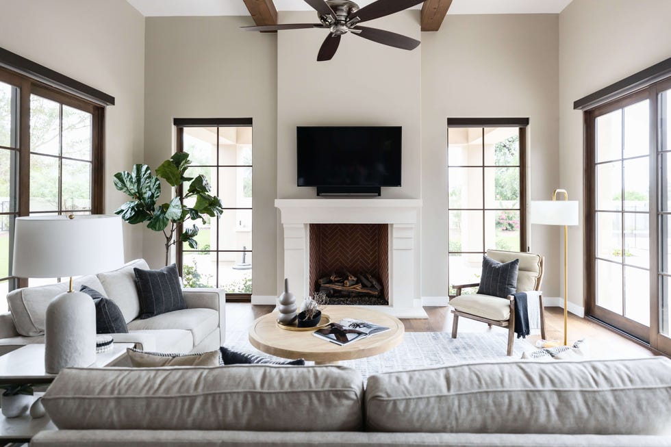 beige living room