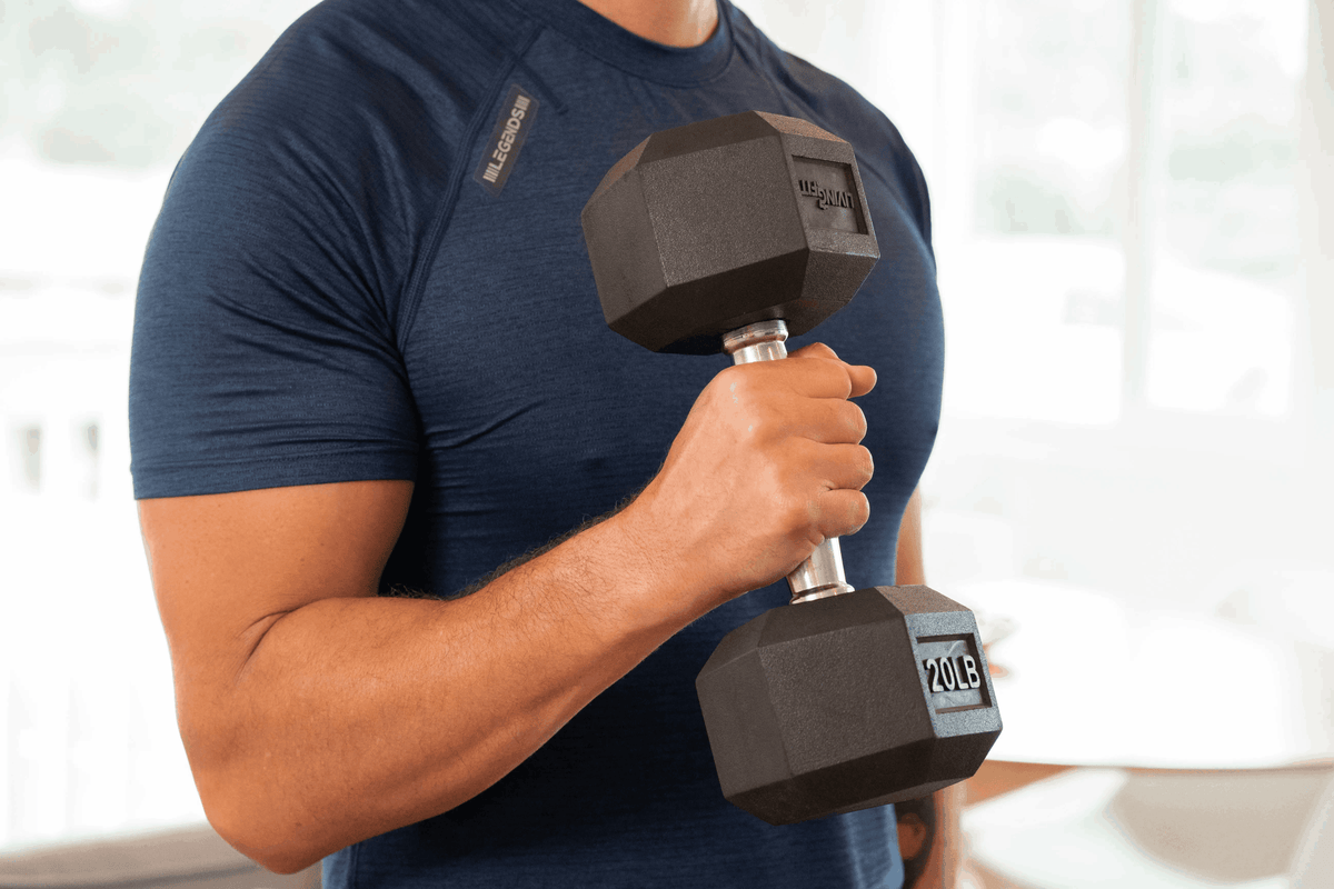 The Benefits of Hex Dumbbells According to a Fitness Expert