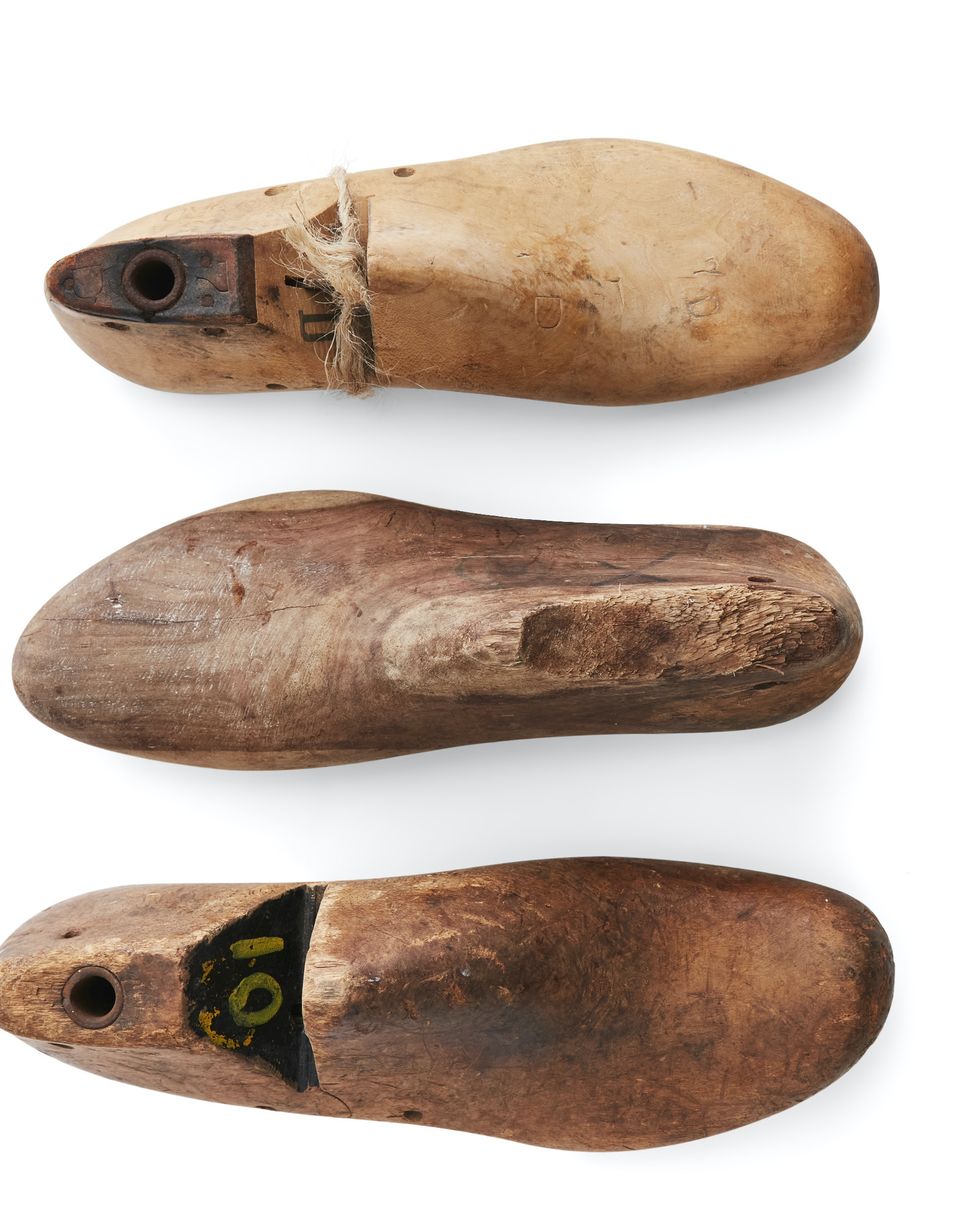 vintage wood shoe molds