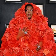 65th grammy awards red carpet lizzo