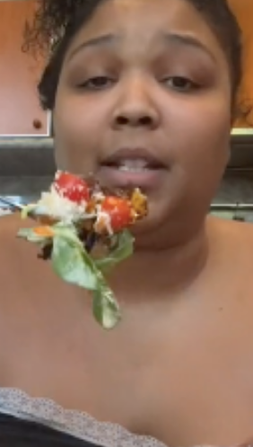 preview for Lizzo makes a vegan BLT salad