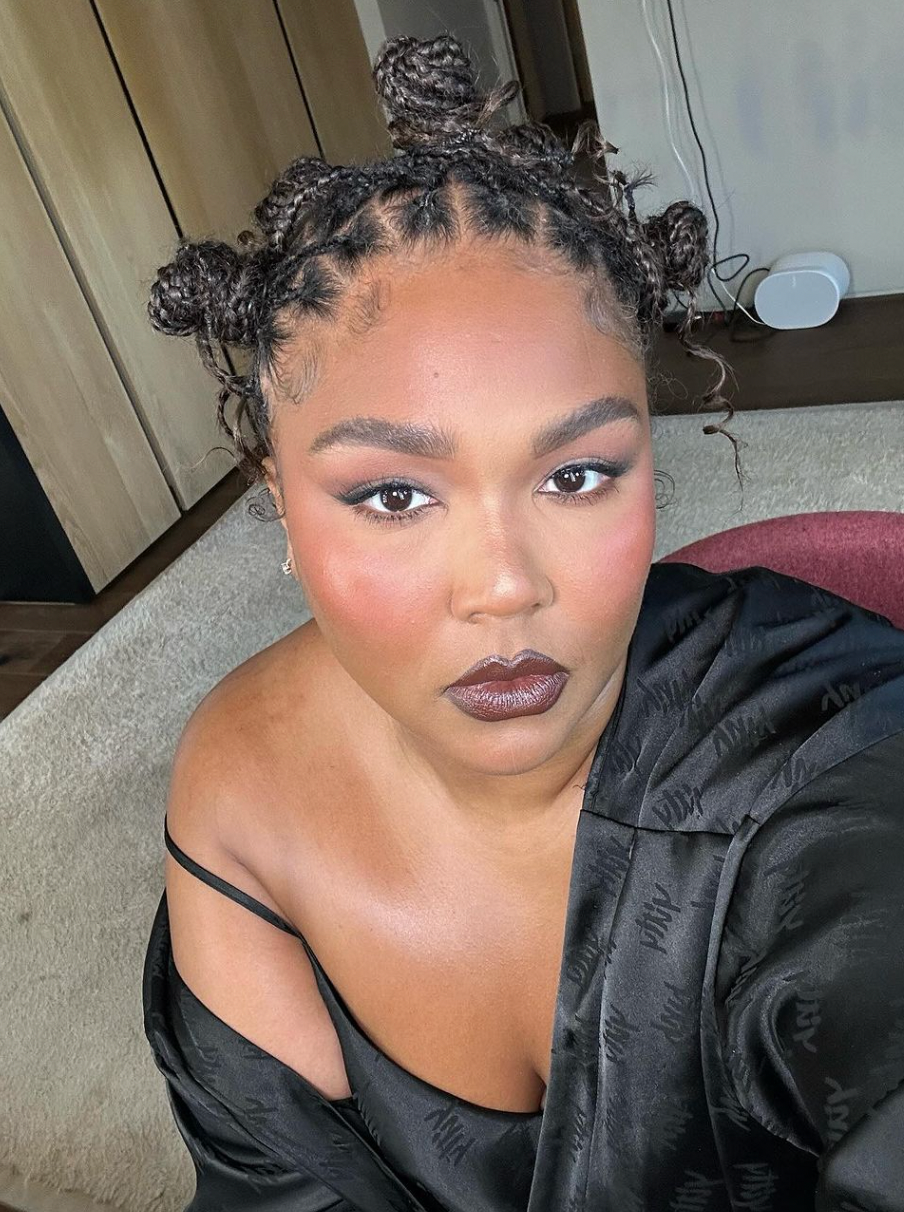 Lizzo Goes Topless To Show Off New Lingerie Collection