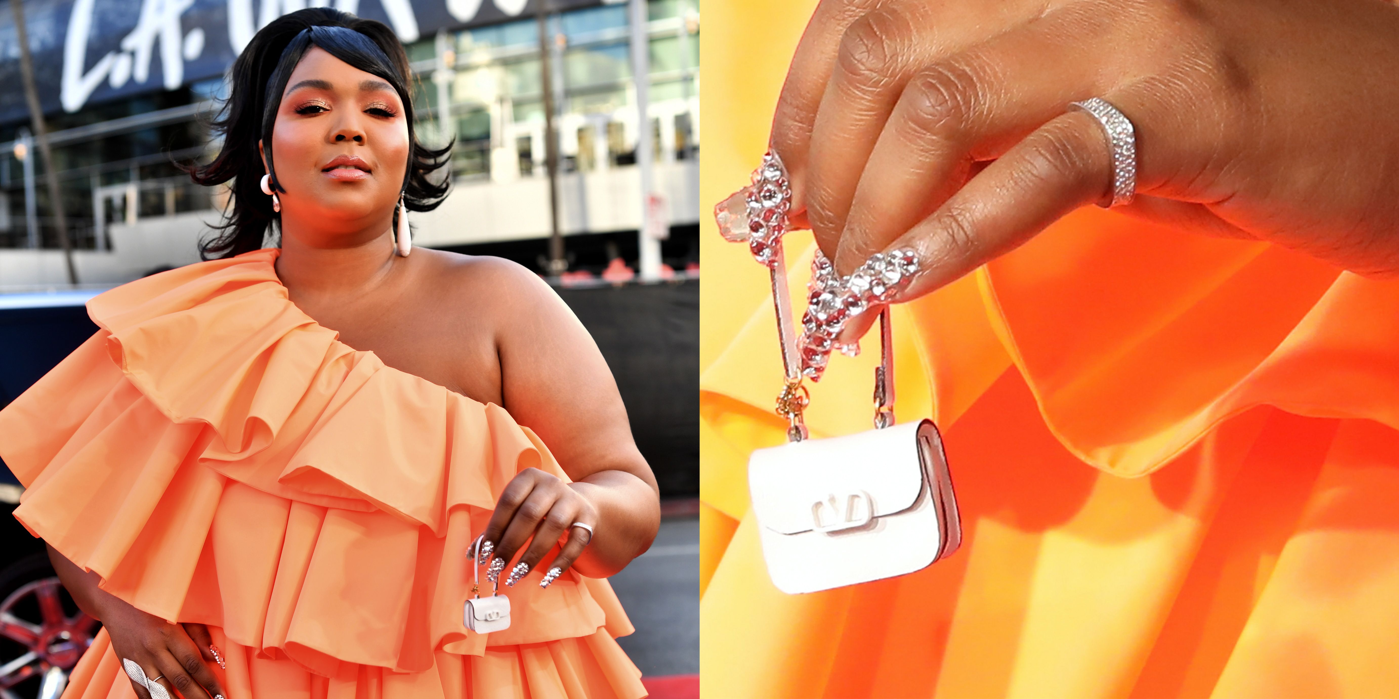 Lizzo carries the smallest little bag to the American Music Awards 2019 |  Metro News