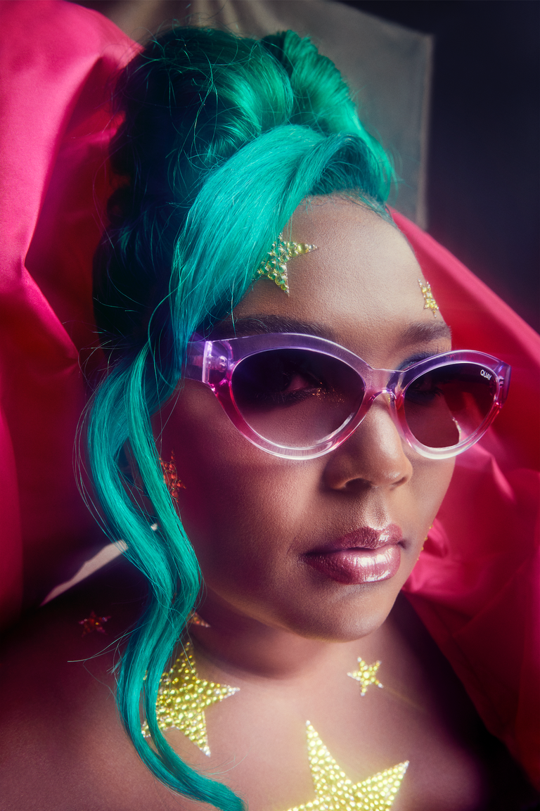 Lizzo Drops Sunglasses Collection With Quay To Encourage Voting