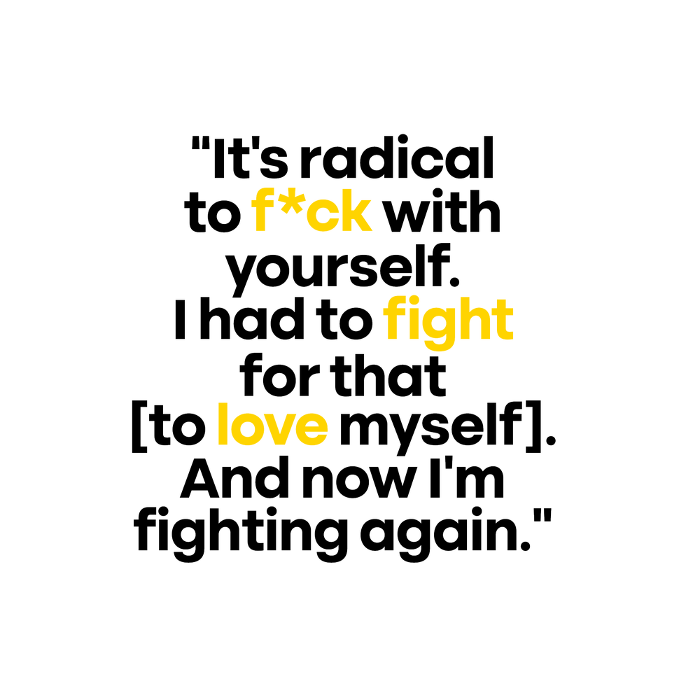 textbased design highlighting various emotions and actions