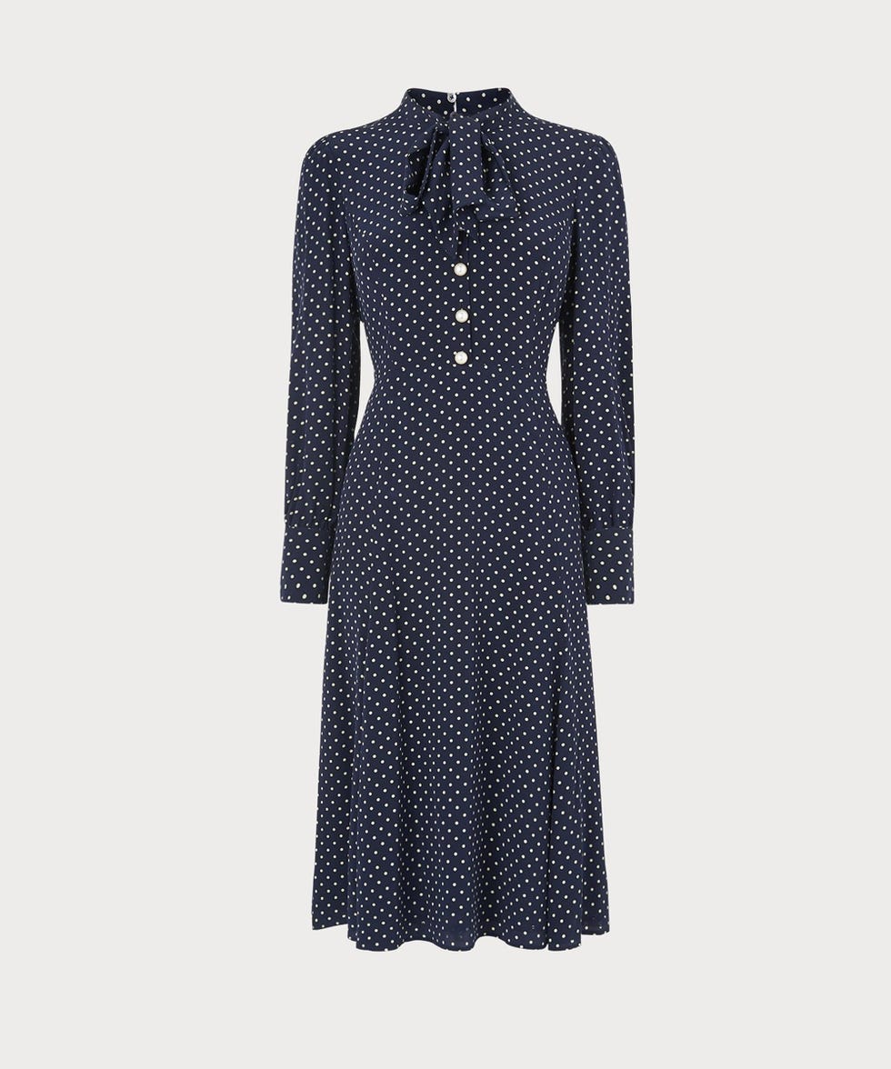 L.K. Bennett polka dot dress