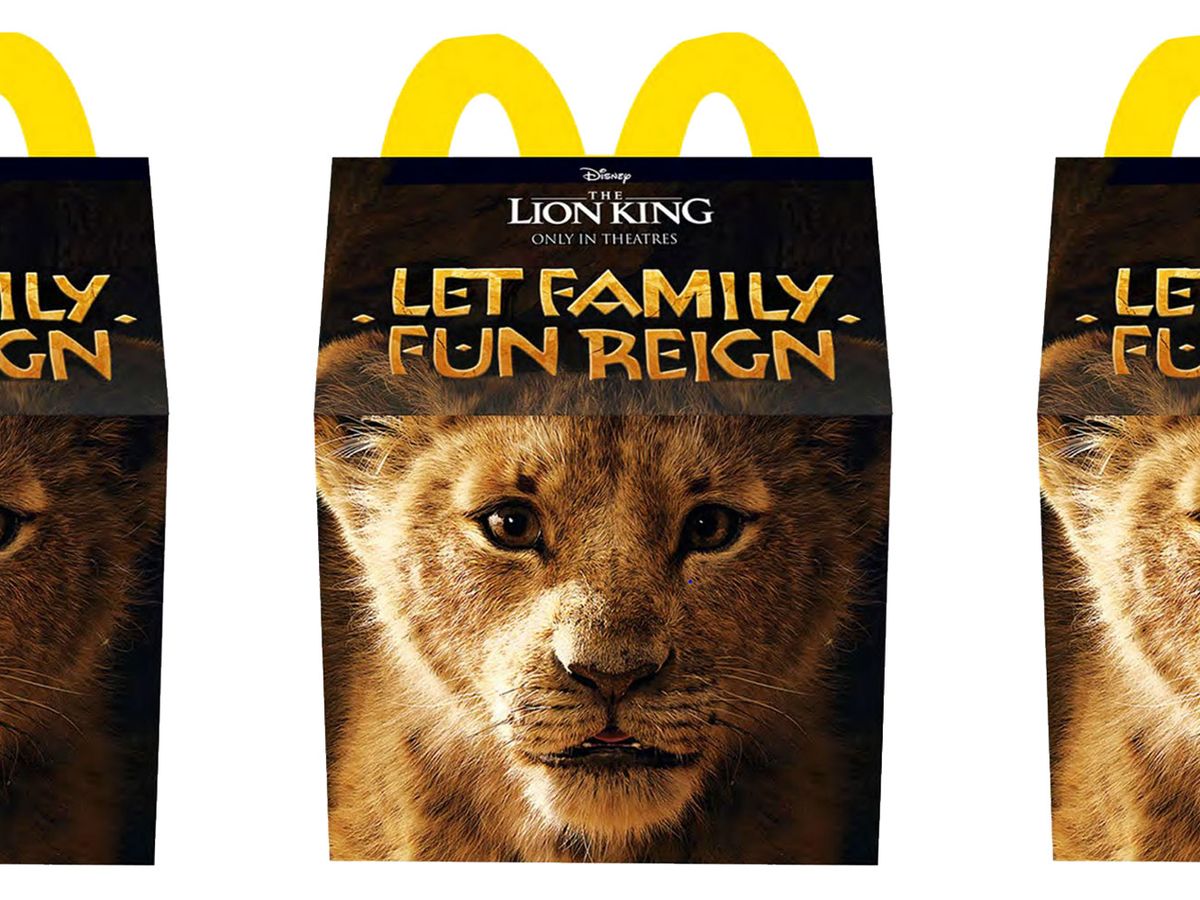 Sonic Lion Xxx Video - McDonald's Made 'The Lion King' Happy Meal Boxes