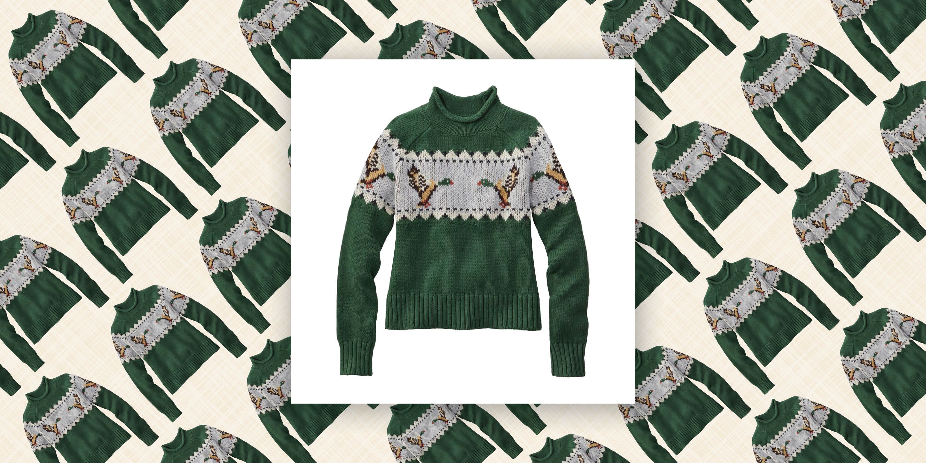 Ll bean mens christmas sweaters hotsell