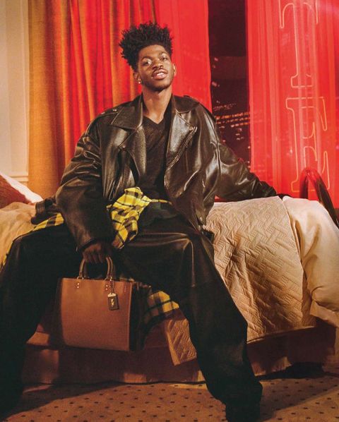 lil nas x in the "courage to be real" campaign