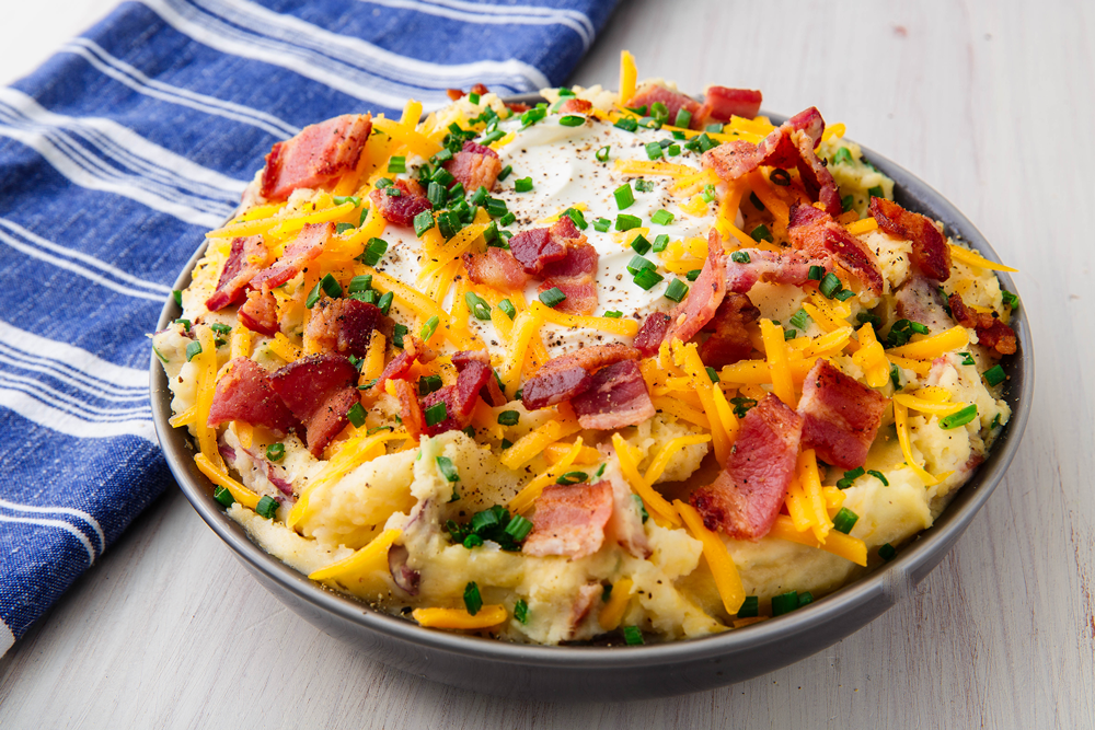 Loaded Smashed Potatoes - Everyday Delicious