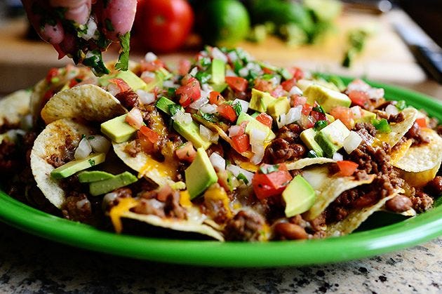 Best Loaded Nachos Recipe - How to Make Loaded Nachos