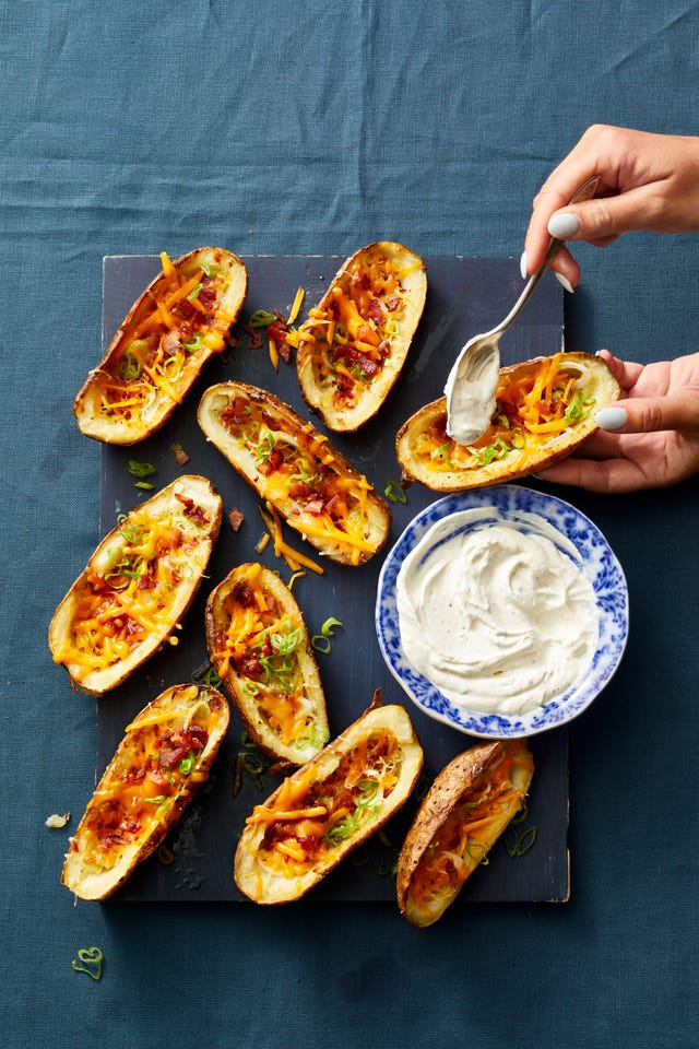 loaded ranch potato skins