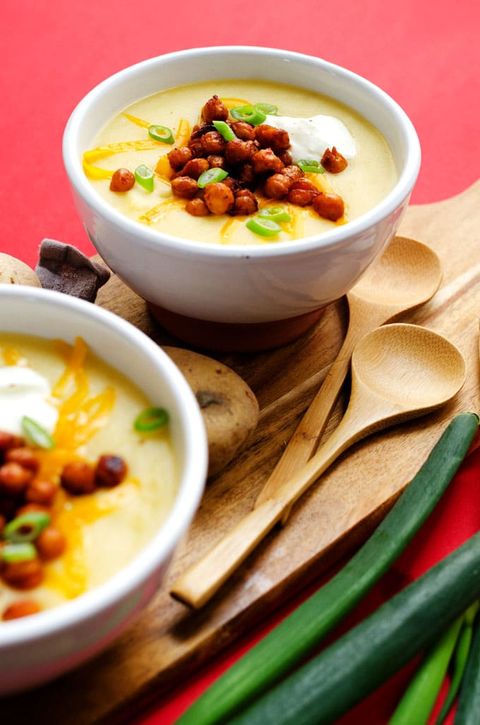 healthy slow-cooker soups: healthy slow cooker potato soup