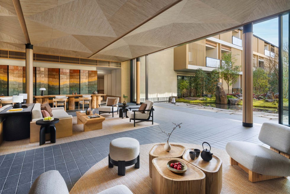 lobby at the six senses kyoto