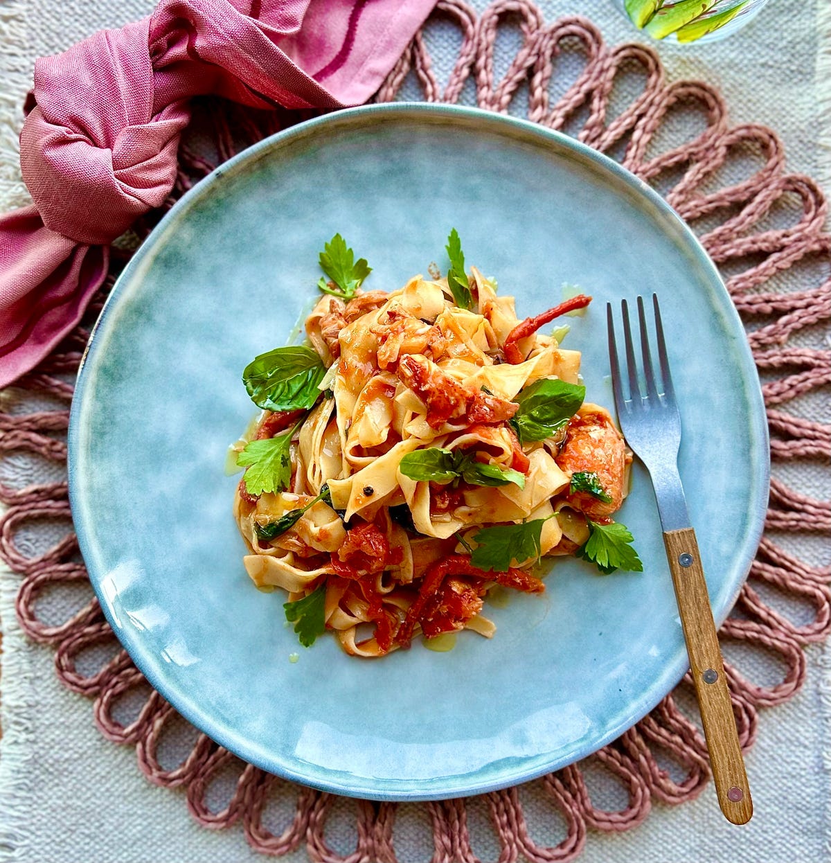 Easy lobster pasta recipe | Easy lobster pappardelle recipe