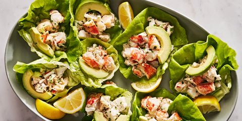 lobster salad with avocado