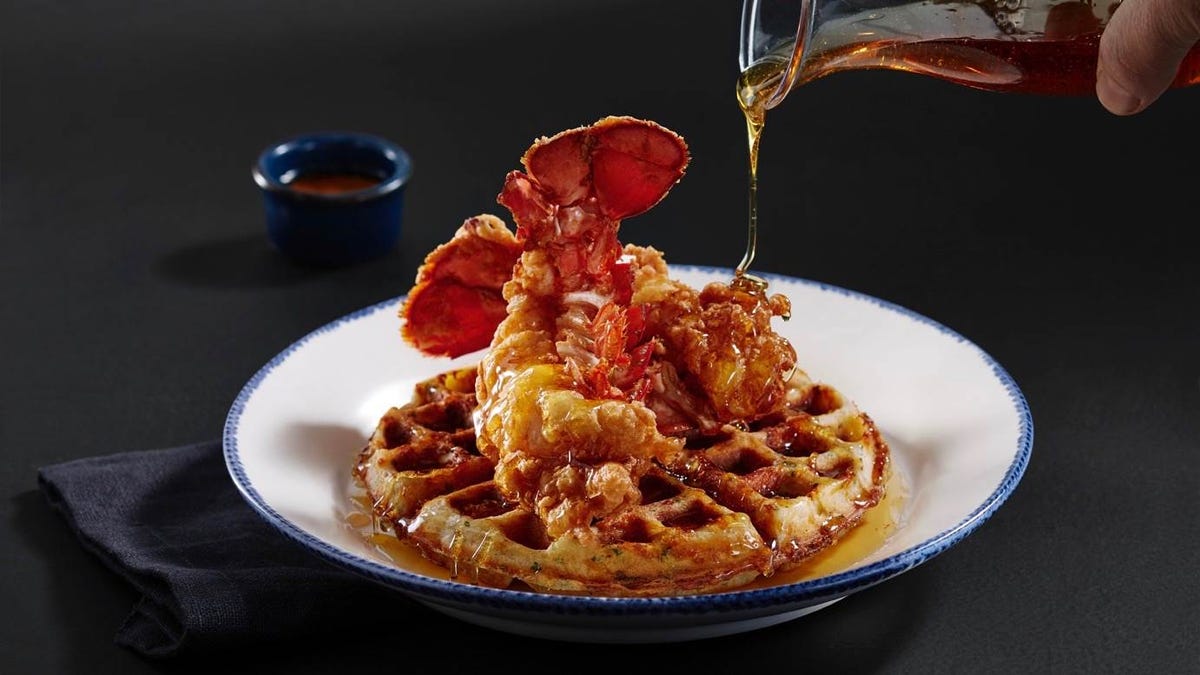 Red Lobster Debuts Lobster And Cheddar Bay Biscuit Waffles