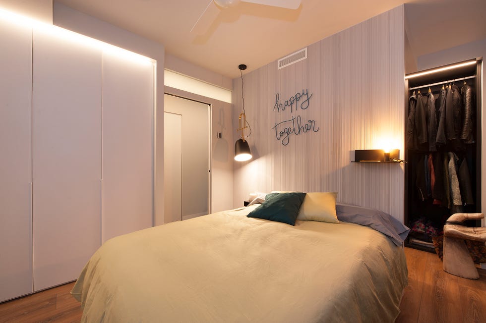 dormitorio con vestidor integrado