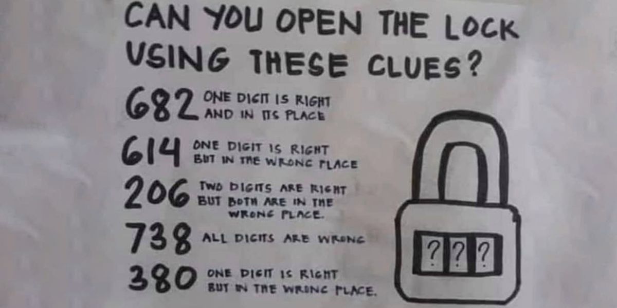 Crack The Code, Solution with Simple Concept Explanation, Brain Teasers