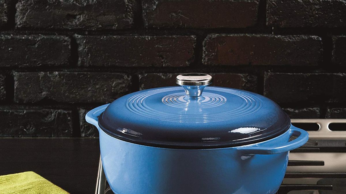 Lodge's Enameled Dutch Oven Is an  Bestseller, And It's on Sale Right  Now