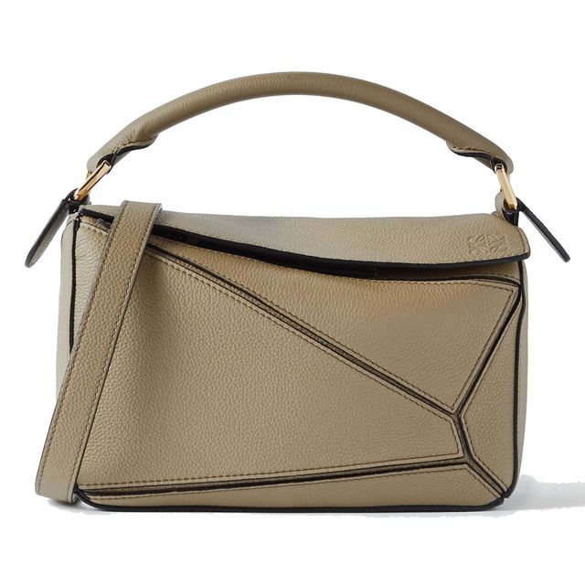 Puzzle small leather shoulder bag