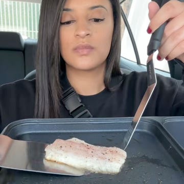 sophie saldana, car cooking, lofi food, tiktok