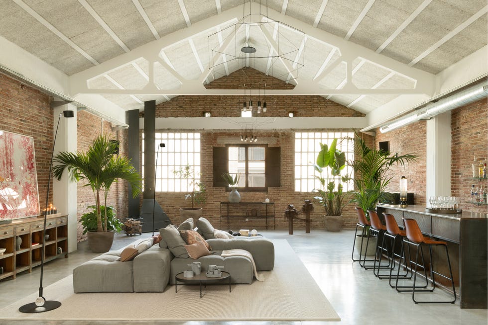 loft de estilo industrial en poblenou