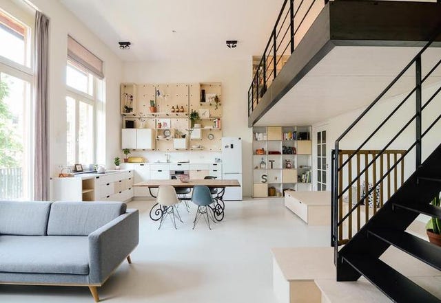 Loft in nordic style nordico in Amsterdam