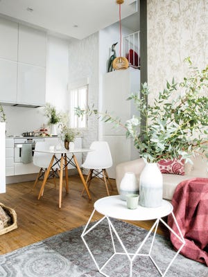 Un pequeño loft de 45 metros cuadrados