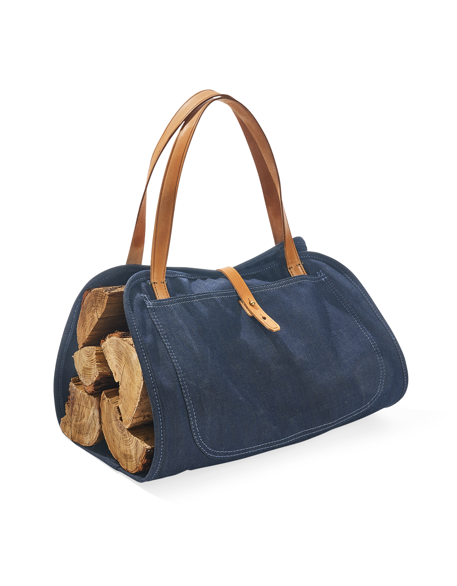blue log bag