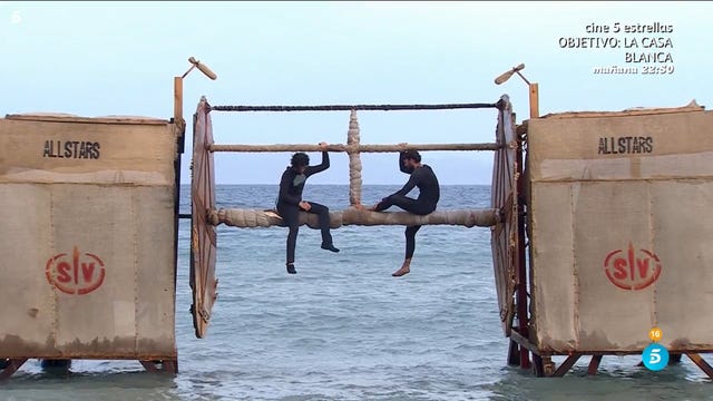 Supervivientes: All Stars' deja colgados a Logan Sampedro y Bosco Martínez  en la noria infernal