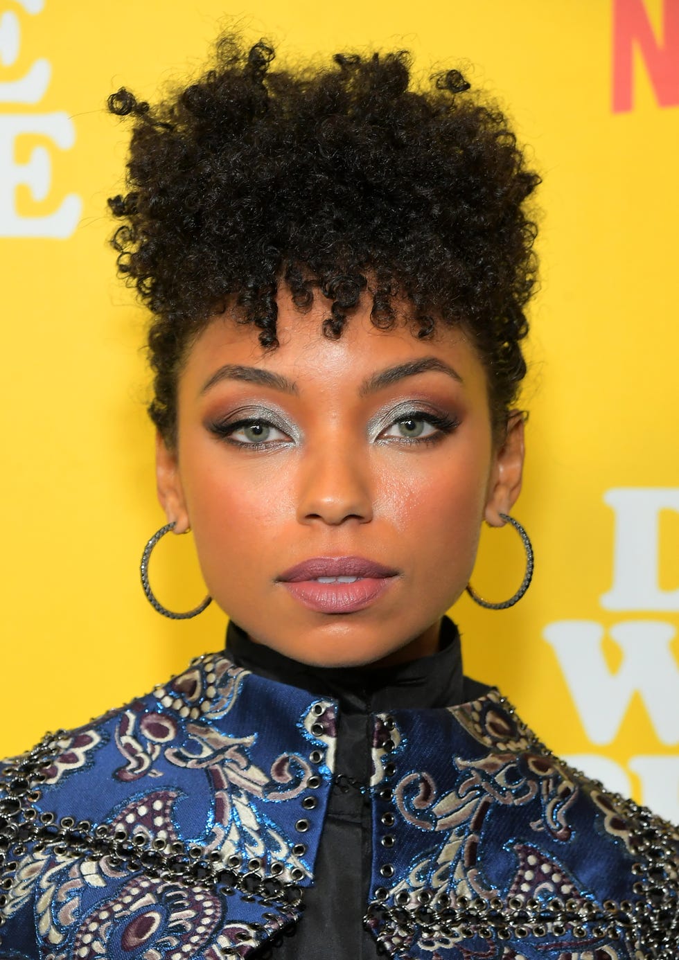logan browning– short natural hairstyles